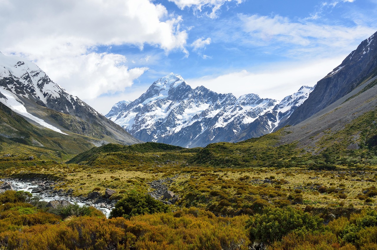 Neuseeland Gebirgskette